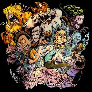 Authentic Rick & Morty Long Sleeve T-shirt